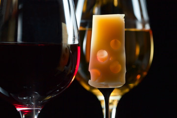 Cheese and wine