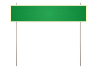 Obraz premium Blank road sign