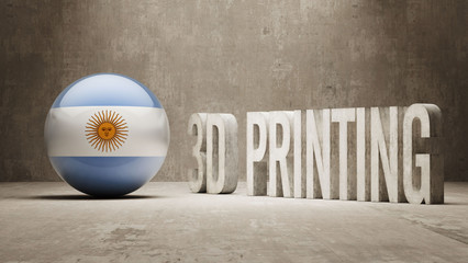 Argentina.  3d Printing Concept