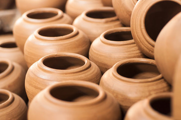 Clay pot.