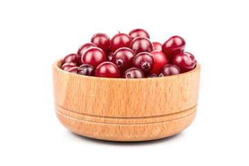 Cranberries in bowl