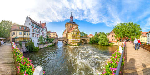 Bamberg Panorama Brückenrathaus