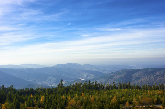 Blick vom Hohlohturm auch Kaiser-Wilhelm-Turm, Reichental Kalten