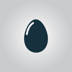 Vector egg icon. Eps10. Easy to edit