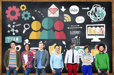 Team Share Support Trust Help Teamwork Togetherness Concept