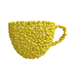 Cup of lemons