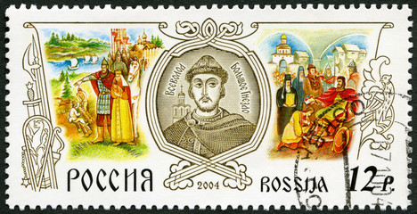 RUSSIA - 2004: shows Vsevolod the Big Nest (1154-1212)