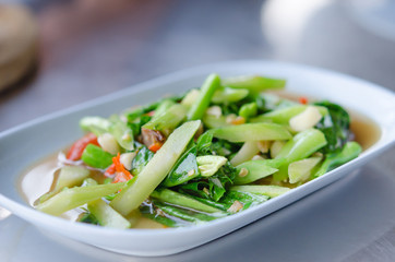 Stir fried kaled