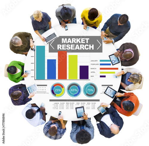 "Market Research Business Research Marketing Strategy Concept" Stock