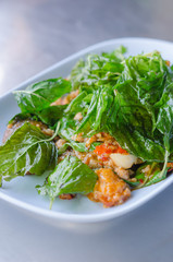 Stir Fried Pickled Eggs with Crispy Basil