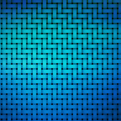 pattern L shape middle blue