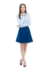 Attractive young woman standing