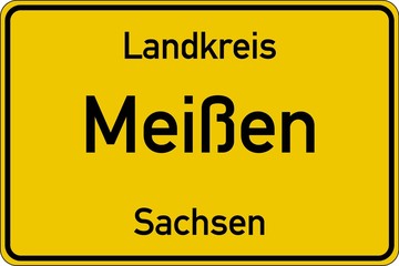 Landkreis Meißen in Sachsen
