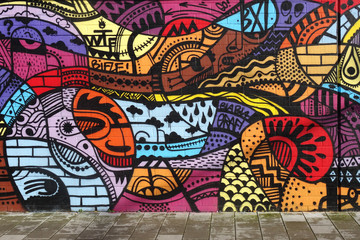 Street art - Graffiti wall