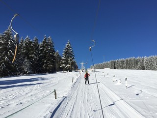 Skilift im Thüringer Wald