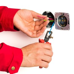 Fototapeta premium Professional Electrical Works