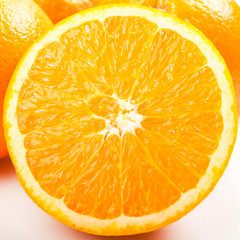 Orange geschnitten