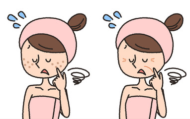 女性　肌　トラブル