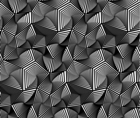 Abstract Geometric Triangular Vector Seamless Pattern