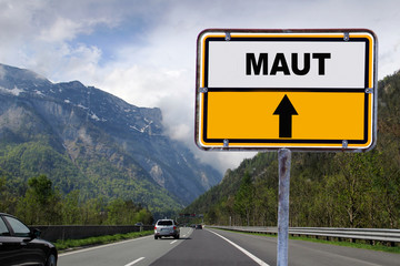 Maut auf der Autobahn