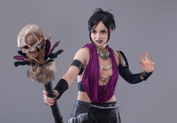 Dark gothic woman