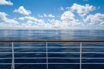 Fototapeta premium View on calm blue ocean