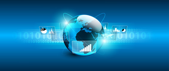 affari, network, internet, comunicazione