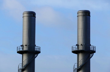 Doppelter Schornstein