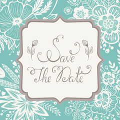 Wedding save the date card