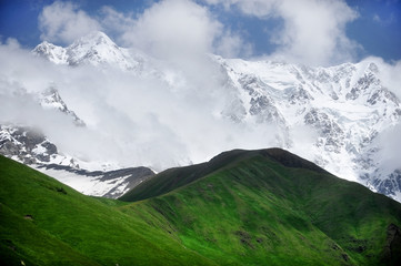 Caucasus Mountains in summer