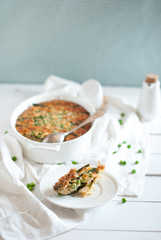 asparagus clafoutis