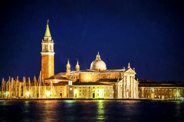 Naklejka premium Venice paint