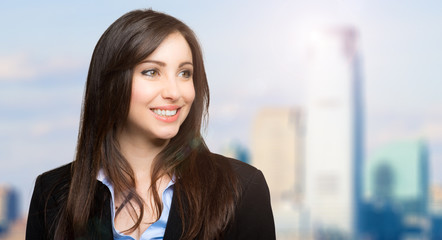 Fototapeta premium Smiling female manager