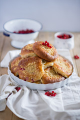 brioches with currants