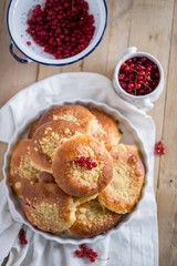 brioches with currants