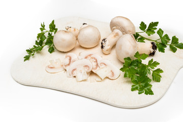 Funghi champignon freschi