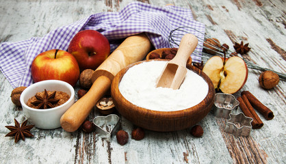 ingredients for apple pie