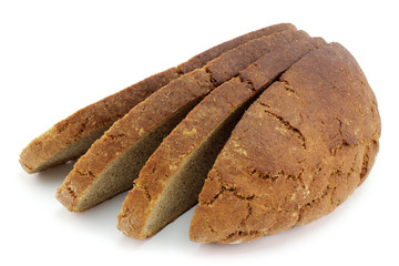 Half of rye bread
