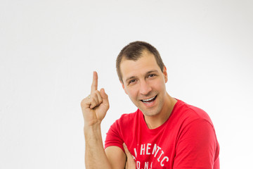 Mann mit Erleuchtung