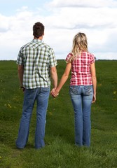 Happy loving couple.