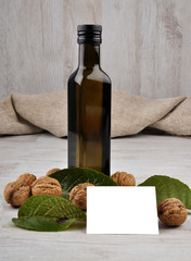 Naklejka premium Walnussöl