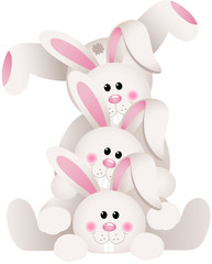 Stack of bunnies