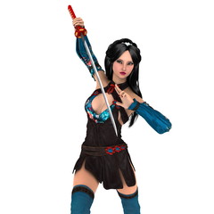 Obraz premium 女性剣士