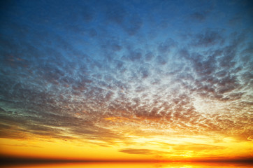 Obraz premium sunset on the sea.