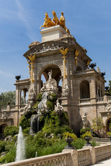 Fototapeta premium Fountain in Parc De la Ciutadella in Barcelona