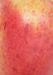red apple abstract