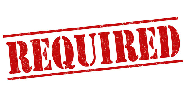 Required stamp