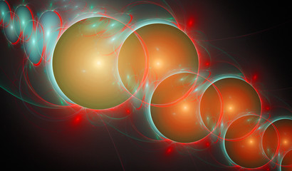 Abstract fractal background