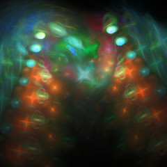 Abstract fractal background