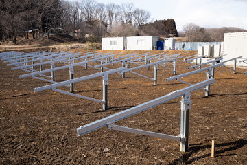 太陽光発電施設の建設工事